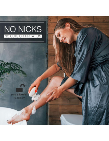 Afeitadora Eléctrica VIMC BS-8008 Inalámbrica para Mujeres