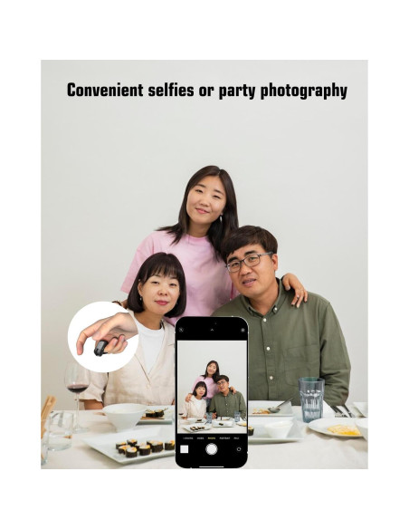 Anillo de Desplazamiento Bluetooth GUVOHUT RM Negro