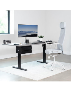 Cajón Deslizante Doble VIVO DESK-DR02 39.9x22.9 cm Negro 2