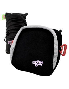 Asiento Elevador Inflable BubbleBum Negro - Plegable y Ligero