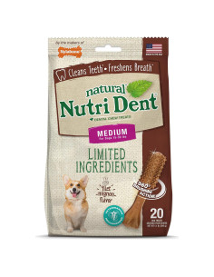Golosinas Dentales para Perros Nylabone Nutri Dent Filet Mignon 20 Unidades