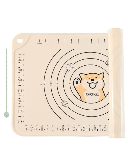 Alfombrilla de Silicona Beige EuChoiz 60x40 cm Antiadherente