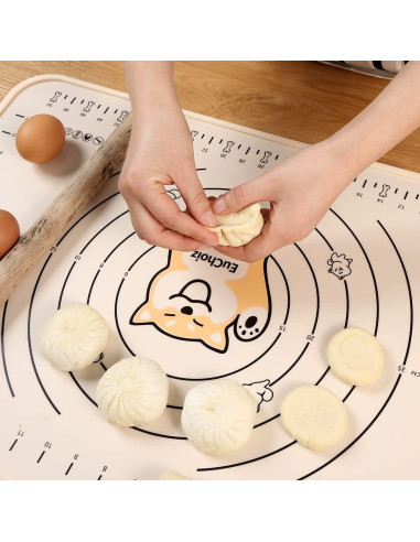 Alfombrilla de Silicona Beige EuChoiz 60x40 cm Antiadherente