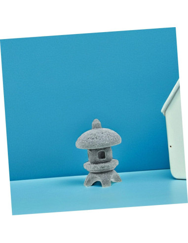 Estatua de Pagoda de Piedra Garneck para Jardín Zen 3x2.2cm