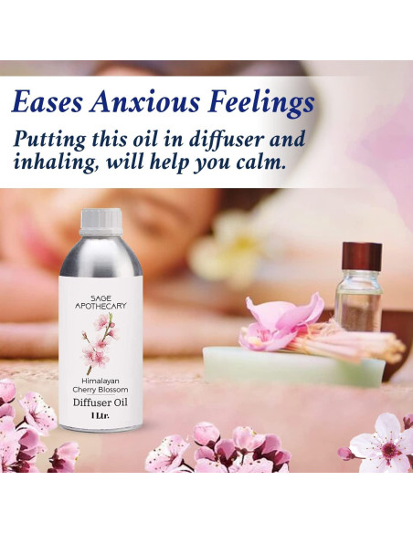 Aceite Difusor Aromático Sage Apothecary 1L Flores de Cerezo