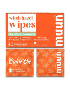 Toallitas Húmedas Calmantes Muun 30 Unidades - Sin Alcohol