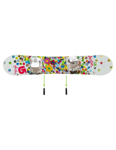 Soporte de Pared para Snowboard HIDEit HBoard - Acero Negro