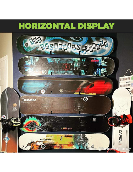 Soporte de Pared para Snowboard HIDEit HBoard - Acero Negro