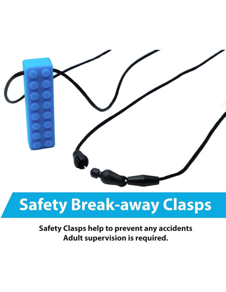 Collar Masticable Sensorial Tilcare - Silicona Grado Alimenticio - 5 Unidades