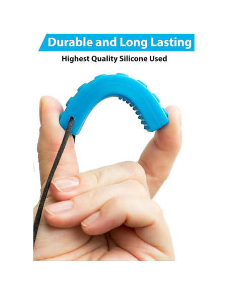 Collar Masticable Sensorial Tilcare - Silicona Grado Alimenticio - 5 Unidades