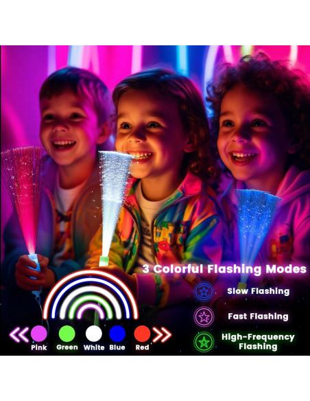 Palos Brillantes LED LovesTown 12PCS para Fiestas - 3 Modos