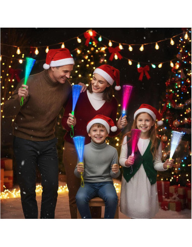 Palos Brillantes LED LovesTown 12PCS para Fiestas - 3 Modos