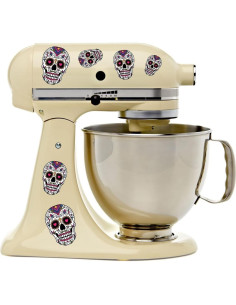 Calcomanías Calavera de Azúcar para Mezcladores de Cocina 2