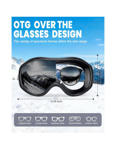 Gafas de Esquí AVV Antivaho UV para Adultos Unisex 2