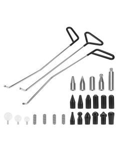 Kit de Reparación de Abolladuras QWORK QS16619, 3 Varillas y 20 Puntas