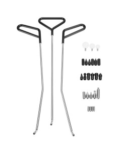 Kit de Reparación de Abolladuras QWORK QS16619, 3 Varillas y 20 Puntas 2