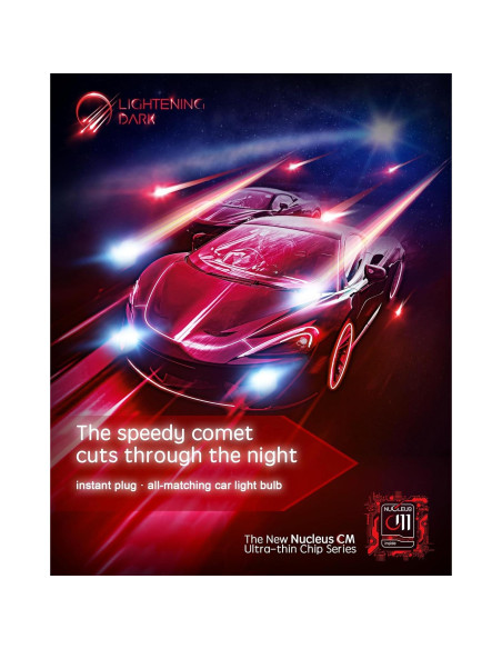 Bombillas de Niebla 9006 LIGHTENING DARK 6500K 2 Unidades