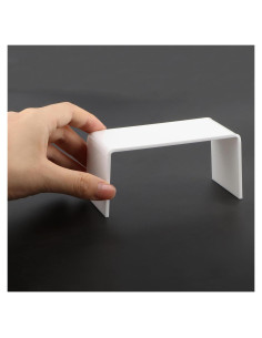 Mesa de Café Miniatura 1:12 Cutemini Blanca Moderna