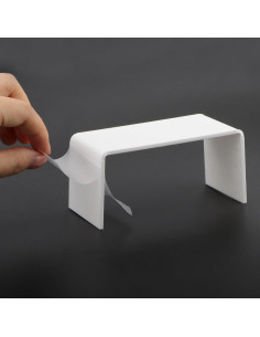 Mesa de Café Miniatura 1:12 Cutemini Blanca Moderna 2