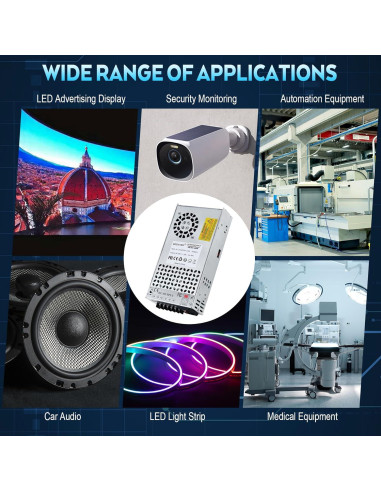 Fuente de Alimentación DC 24V 20A 480W BOSYTRO para Impresora 3D