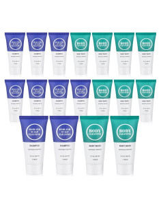 Juego de Champú y Gel de Baño de Viaje RSQAZQ - 20 ml - 20 Paquete