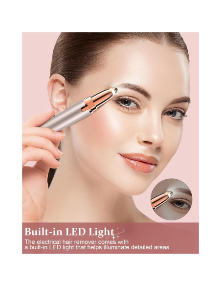 Recortador de Cejas IFANZETECH 243J Recargable con Luz LED