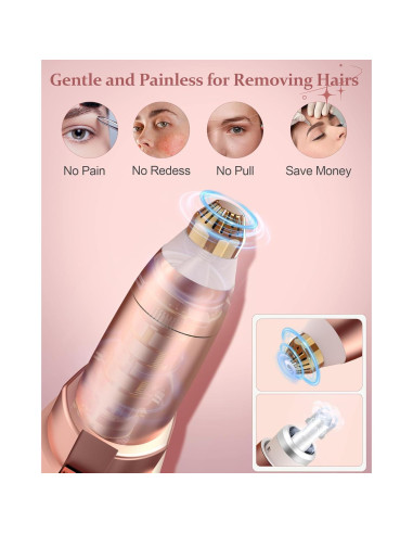 Recortador de Cejas IFANZETECH 243J Recargable con Luz LED