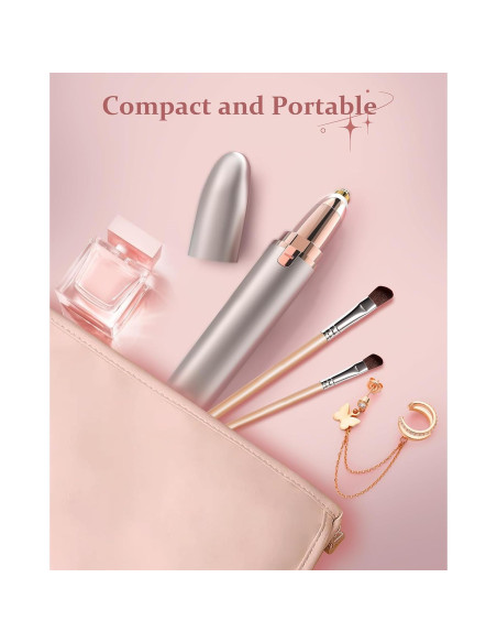 Recortador de Cejas IFANZETECH 243J Recargable con Luz LED