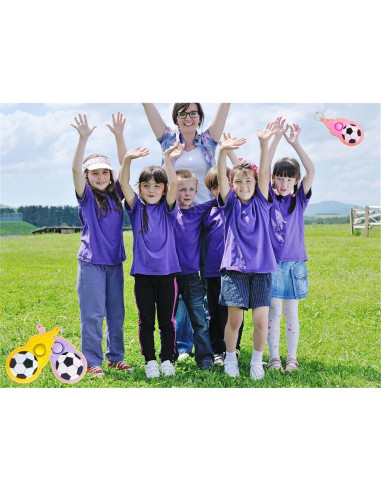 24 Llaveros Fidget de Fútbol Mypush Popo para Niños