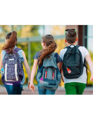 24 Llaveros Fidget de Fútbol Mypush Popo para Niños