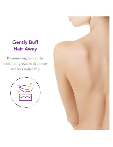 Mitón Removedor de Vello Hair Off - 100% Natural - 3 Piezas