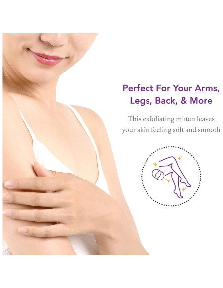 Mitón Removedor de Vello Hair Off - 100% Natural - 3 Piezas