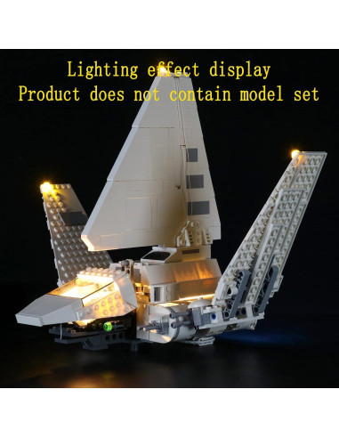 Kit de Luz LED GEAMENT para Modelo Lego Shuttle Imperial 75302