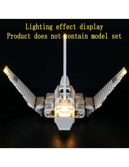 Kit de Luz LED GEAMENT para Modelo Lego Shuttle Imperial 75302