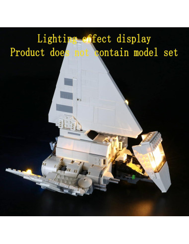 Kit de Luz LED GEAMENT para Modelo Lego Shuttle Imperial 75302