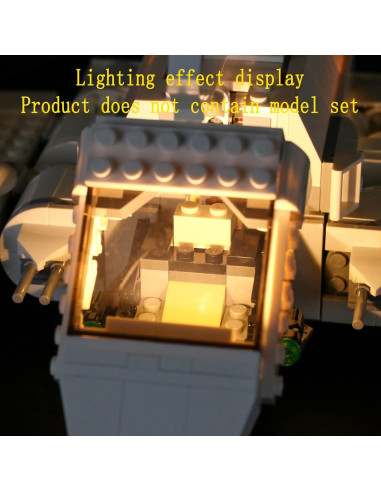 Kit de Luz LED GEAMENT para Modelo Lego Shuttle Imperial 75302