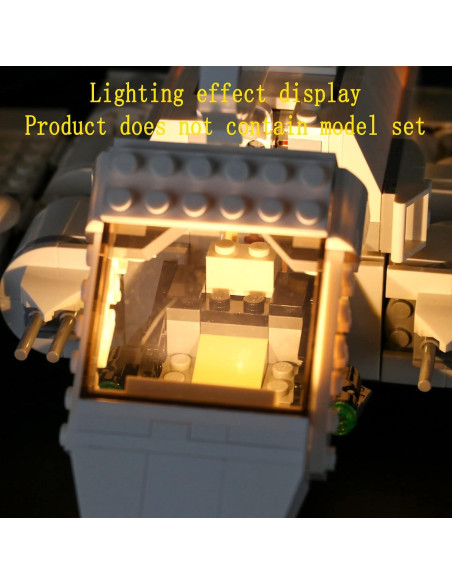 Kit de Luz LED GEAMENT para Modelo Lego Shuttle Imperial 75302