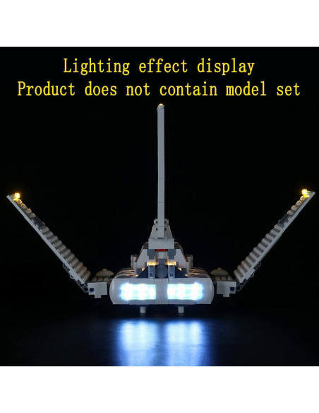 Kit de Luz LED GEAMENT para Modelo Lego Shuttle Imperial 75302