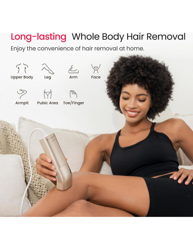 Depiladora láser IPL SALLOOT DT015 Pro 100W piel sensible