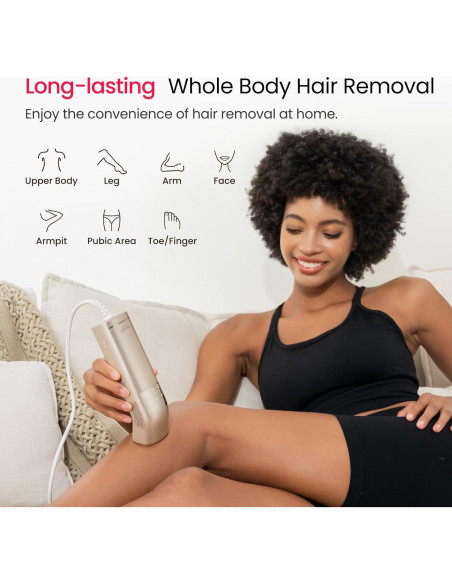 Depiladora láser IPL SALLOOT DT015 Pro 100W piel sensible