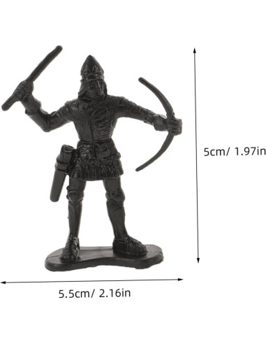 Juego de 60 Figuras de Soldados Romanos de Plástico - Abaodam