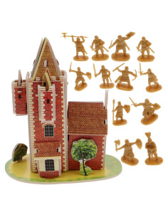 Conjunto de Juguetes Medievales DECHOUS 100 Figuras y Castillo