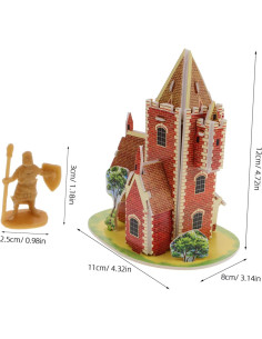 Conjunto de Juguetes Medievales DECHOUS 100 Figuras y Castillo 2