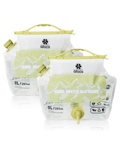 Bolsa de Agua Colapsable Alocs AC-19 8L Doble Grifo