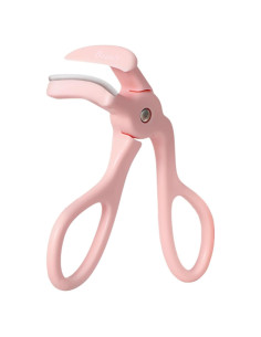 Rizador de Pestañas JIAXIN Rosa con 3 Almohadillas de Silicona