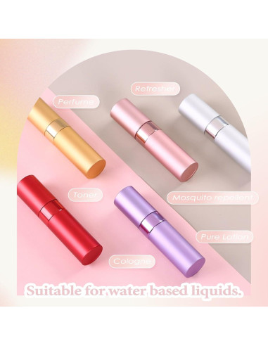 Atomizador de Perfume Recargable Mini Lil Ray 8ML - 5 Colores