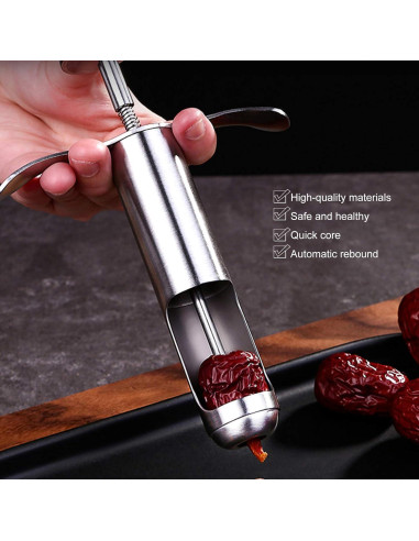 Deshuesador de Frutas Demeras de Acero Inoxidable 18x11cm
