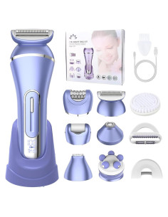 Epilador Suttik 7 en 1 Eléctrico Impermeable para Mujeres