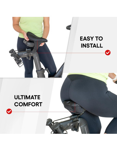 Funda Acolchada para Asiento de Bicicleta Peloton TrubliFit - Gel y Espuma