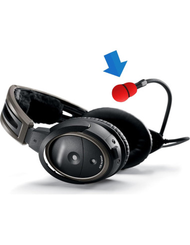 Cubierta de Micrófono LEFXMOPHY para Bose A20 A30 - 3 Piezas